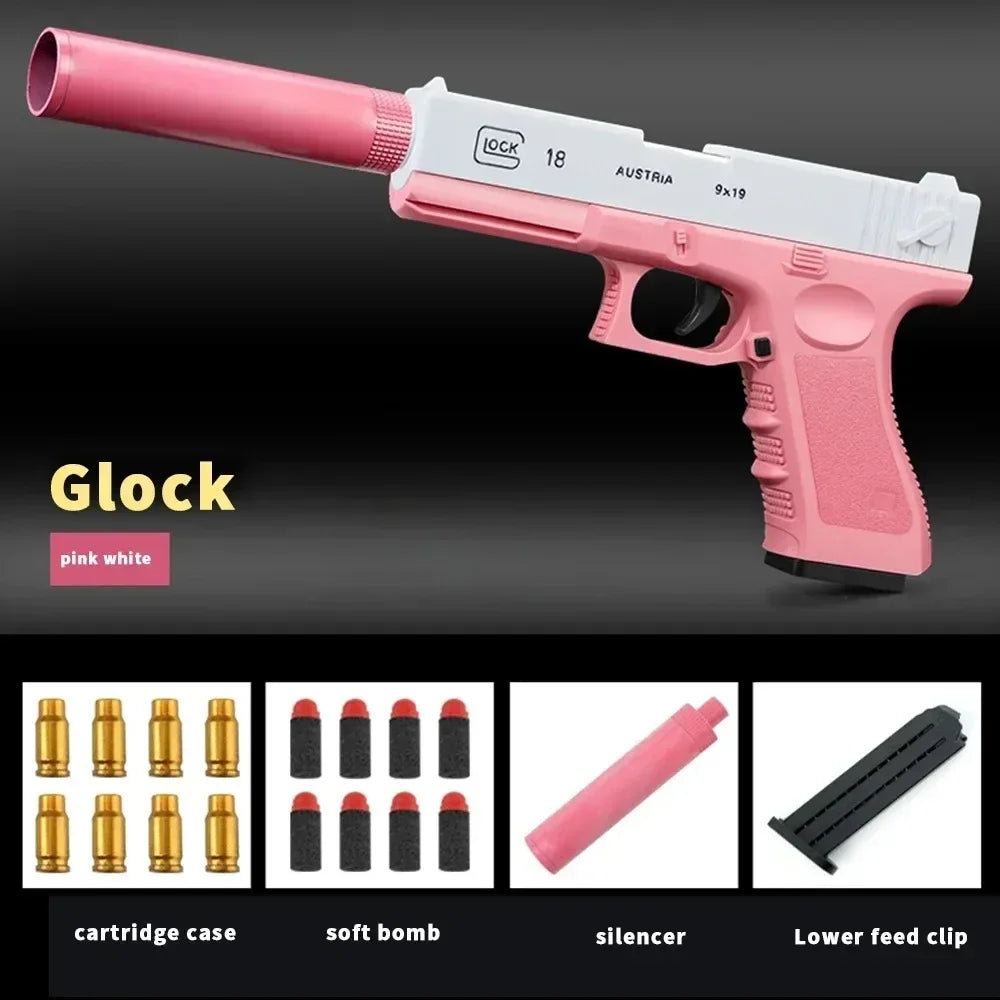 Super Shooter Fidget Blaster - Glock Pistol