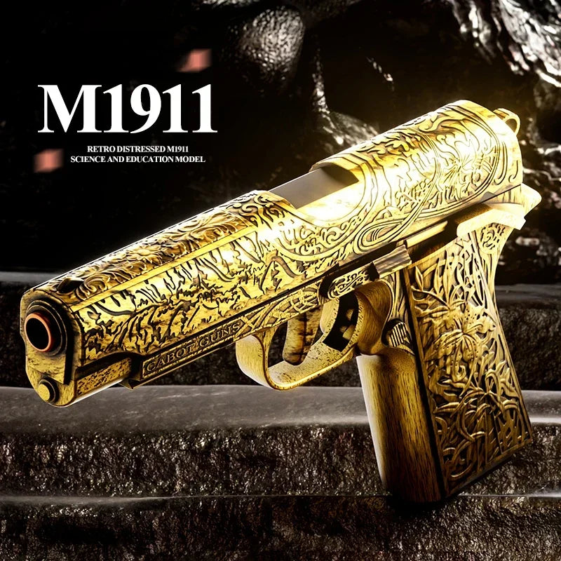 Super Shooter Fidget Gun - Golden M1911