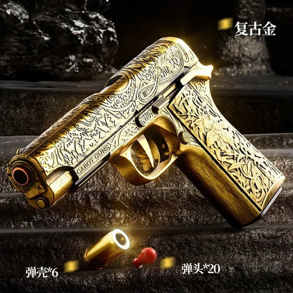 Super Shooter Fidget Gun - Golden M1911